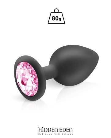 Plug bijou silicone noir L - Hidden Eden17142oralove