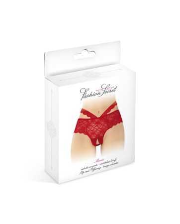 Culotte ouverte rouge Marie - Fashion Secret17698oralove