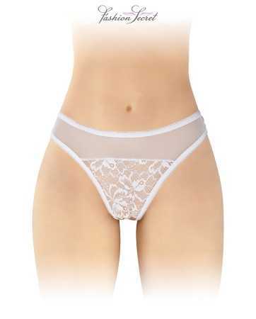 Tanga blanc ouvert Ava - Fashion Secret17702oralove