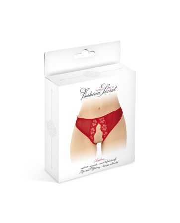 Culotte rouge ouverte Ambre - Fashion Secret17710oralove