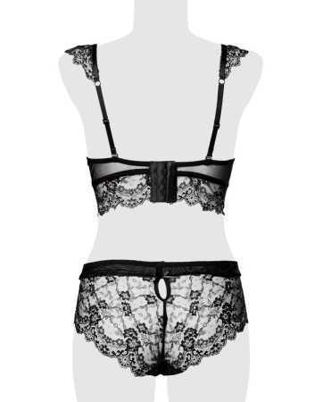 Ensemble culotte et balconnet dentelle - Grey Velvet18060oralove