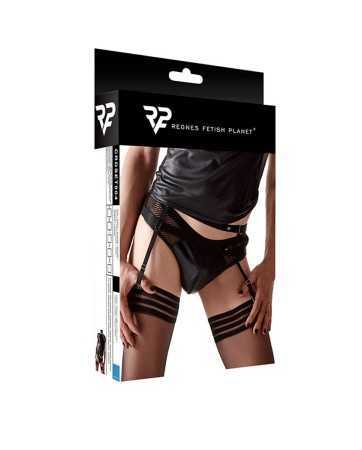 Porte-jarretelles et slip noir - Regnes18074oralove