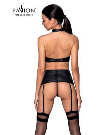Ensemble sexy faux cuir Nancy - Passion18321oralove