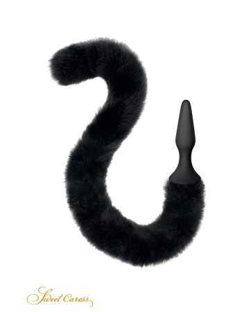 Plug noir queue de chat - Sweet Caress18677oralove