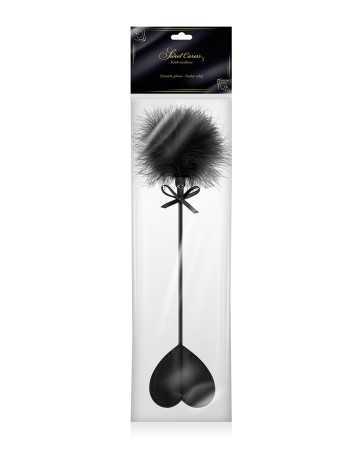 Tapette coeur avec pompon noir - Sweet Caress18701oralove