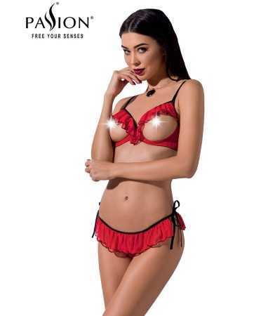 Ensemble lingerie seins nus Cherry - Passion19030oralove