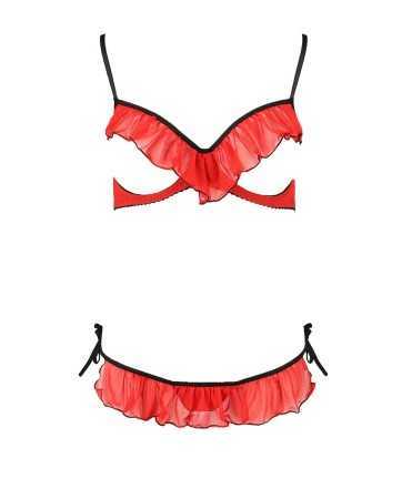 Ensemble lingerie seins nus Cherry - Passion19030oralove Ensemble lingerie seins nus Cherry - Passion19030oralove