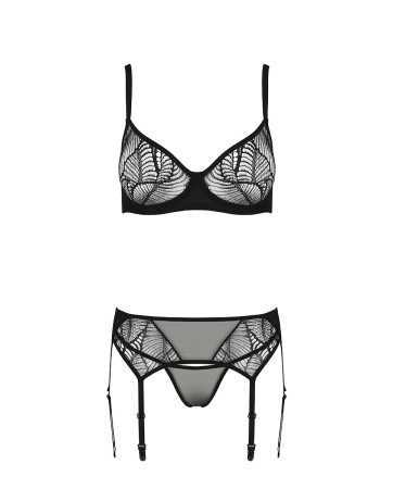 Ensemble à jarretelles Leafa - Passion ECO Collection19308oralove