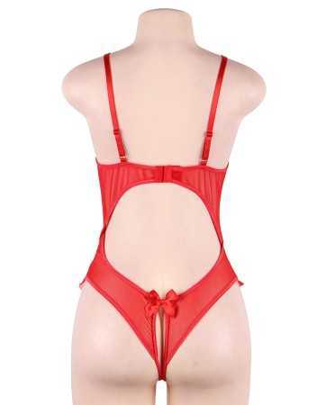 Body rouge ouvert - Paris Hollywood19483oralove
