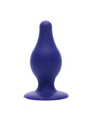 Plug anal double densité bleu 9,3 cm - SilexD19611oralove